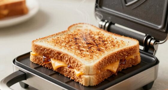enhanced sandwich press texture