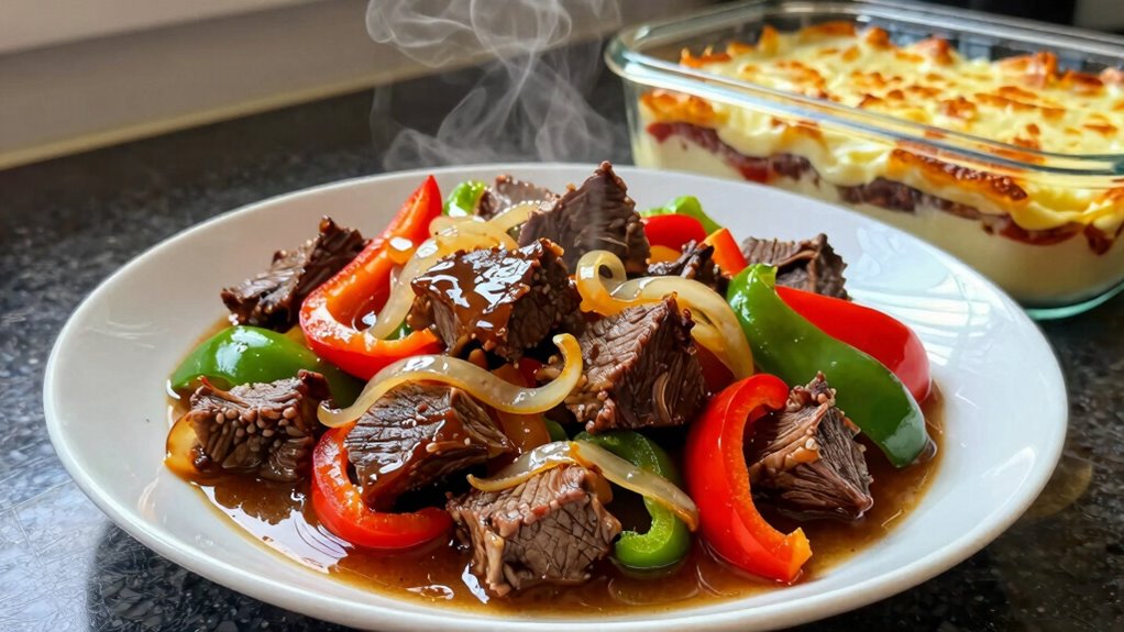 flavor melds textures deepen