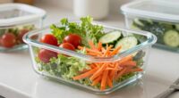glass containers enhance meal prep