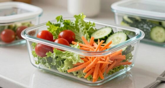 glass containers enhance meal prep