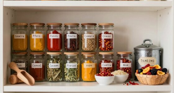 gradually stock diverse ingredients