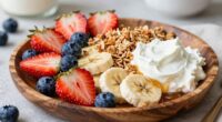 healthy filling morning meal
