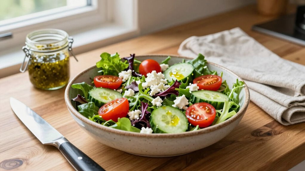 healthy flavorful salad routines