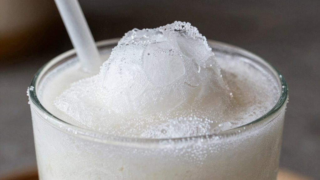 ice placement and straw choice
