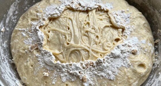 inconsistent dough texture clues