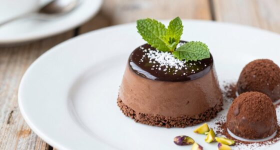 lighten and balance chocolate desserts