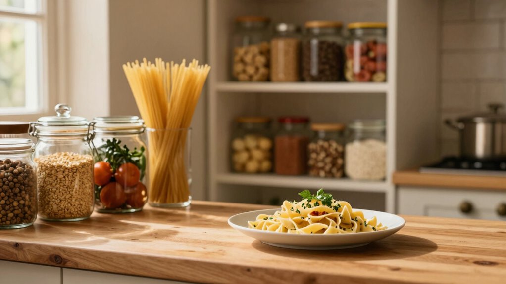 organized pantry for quick