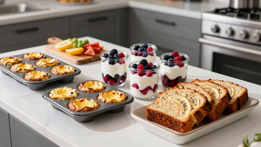 organized versatile breakfast meal prep