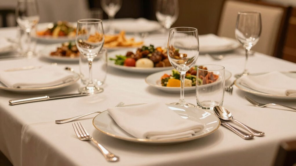 preparing surfaces for large dinners