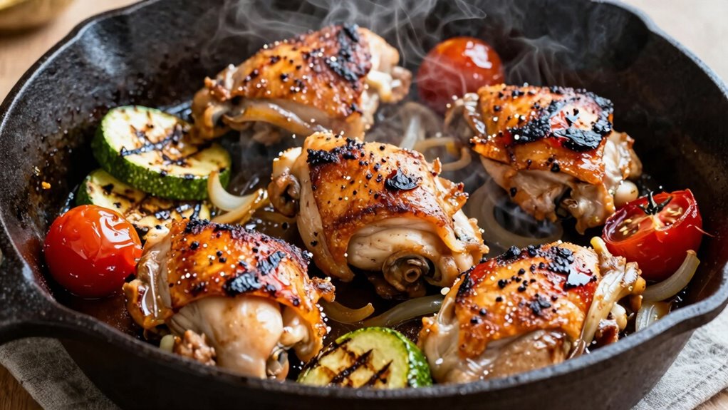 seasoned cast iron flavor enhancement