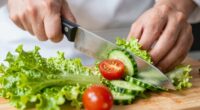 sharp knives enhance salad
