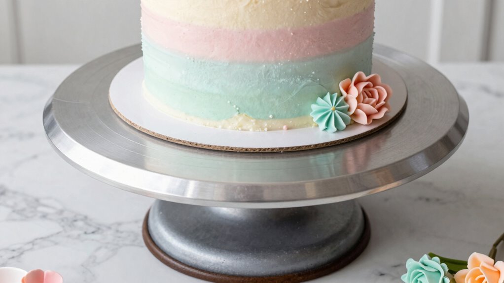 smooth controlled cake decorating