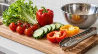 streamline large salad prep