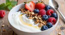 variety in yogurt toppings
