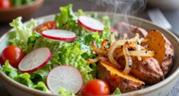 warming enhances salad freshness