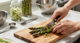 Kenji Morimoto’s recipes for asparagus kimchi
