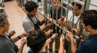 Six people can have their own lock and each one can open the gate.