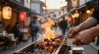 Japanese street yakitori