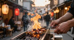 Japanese street yakitori