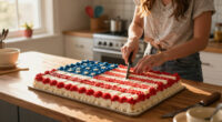 Martha Stewart Serves Huge American Flag Cake with 250 Pieces for Founding Father-Themed Party
