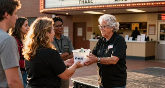 Tennessee AMC theater worker, 85, receives $146K from strangers for retirement after viral video