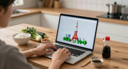 A voxel Tokyo in real Japan time – ride the Yamanote line and study Japanese