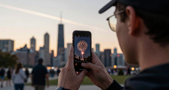 Chicago Plane Fireworks Strike