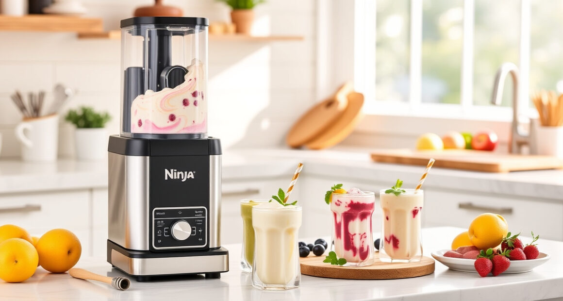 Create Summer Soft Serve Delights with the Ninja NC701 CREAMi Swirl