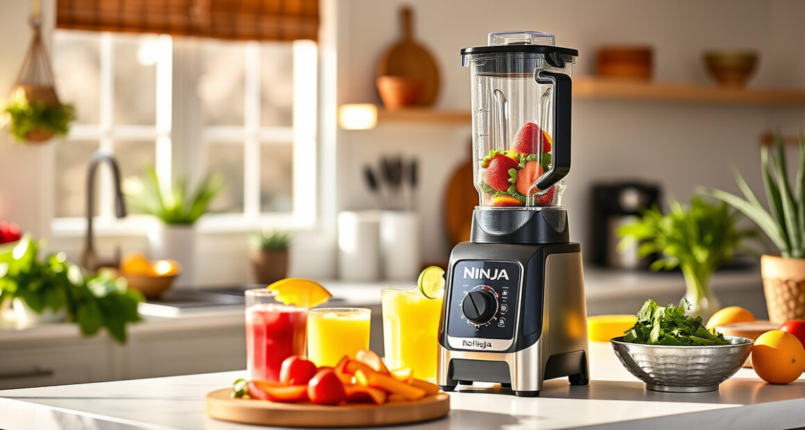 Refreshing Summer Smoothie with Ninja BC151EM Blast Portable Blender