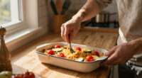 Summer Vegetable Baked Spaghetti