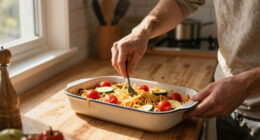 Summer Vegetable Baked Spaghetti