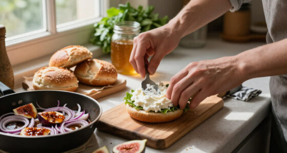 Hamburger Con Fichi, Stracciatella E Cipolle Caramellate