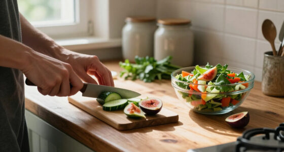 Insalata Di Cetrioli Misti E Fichi
