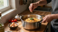 Pasta Con Scampi E «Ferfelloni»