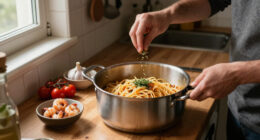 Pasta Con Scampi E «Ferfelloni»