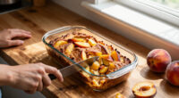 Peach Cobbler Loaf