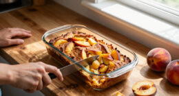 Peach Cobbler Loaf