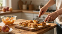 Peach Crumb Bars