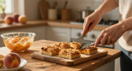 Peach Crumb Bars