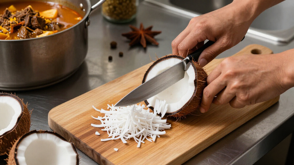 Why Coconut Is Essential To Beef Rendang