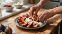 Fichi Con Caprino E ’Nduja, Antipasto Facile E Veloce