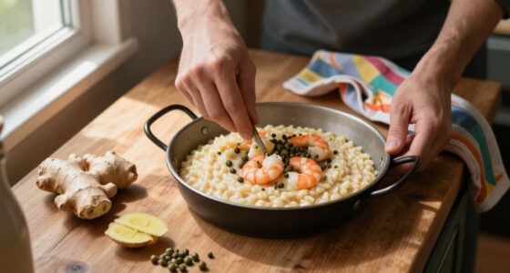 Risotto Con Gamberi, Zenzero E Capperi