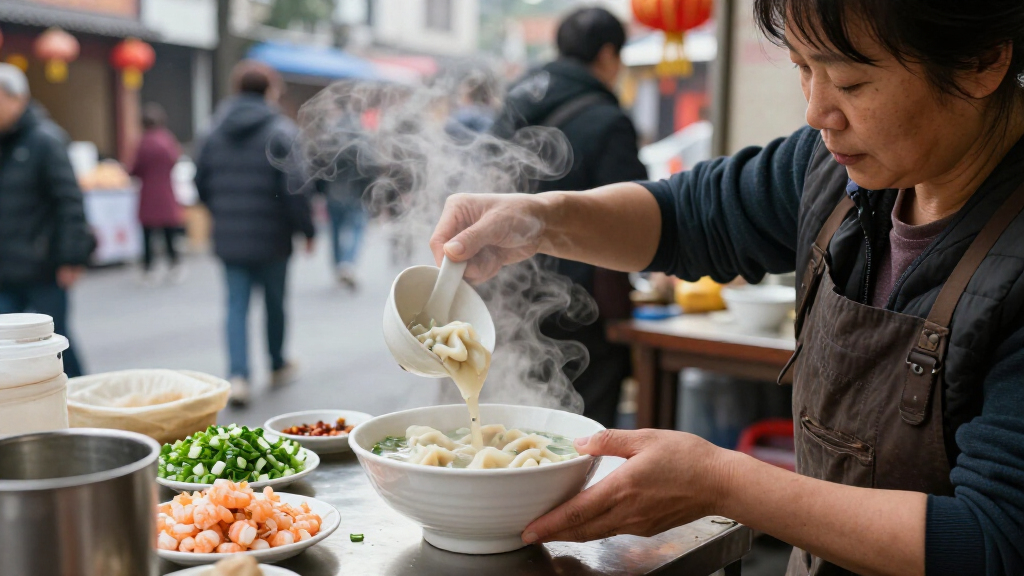 香港“性感女神”靠卖馄饨为生。 - Vietnam.vn